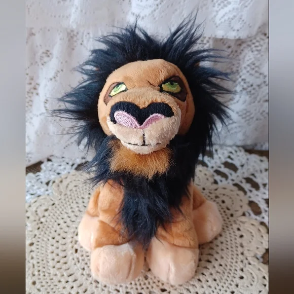 DISNEY THE LION KING 6" PLUSH TOY BY JUST PLAY, LLC "SCAR" AGES 3+ - Picture 3 of 11